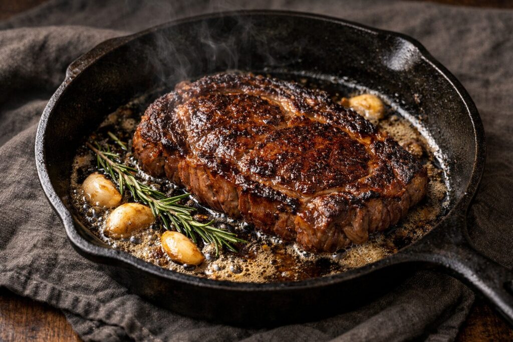 Cast Iron and Oven Steak: The Best Restaurant-Style Method