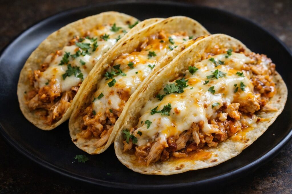 Chicken and Cheese Tacos – Crispy, Melty & Easy to Make