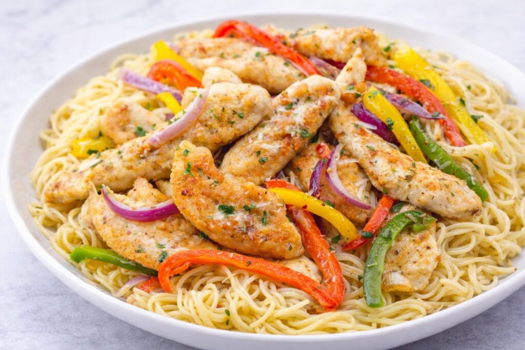 Chicken Scampi Recipe — Garlic Butter Pasta Ready in 25 Minutes