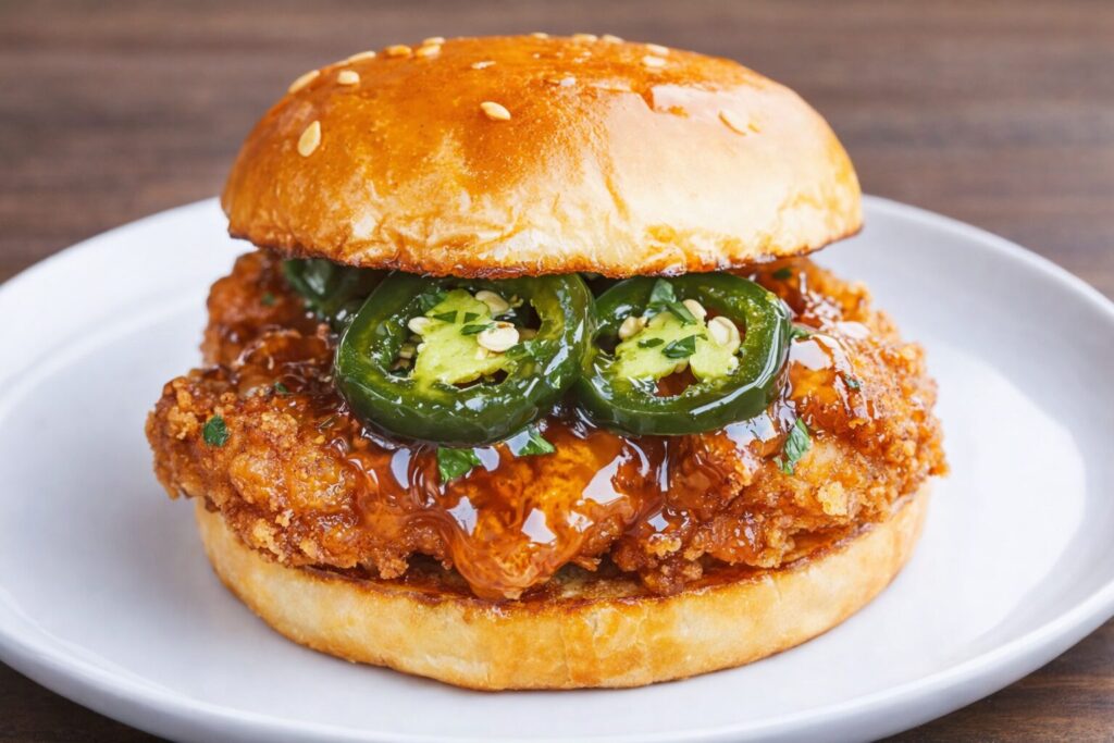 crispy fried chicken sandwich