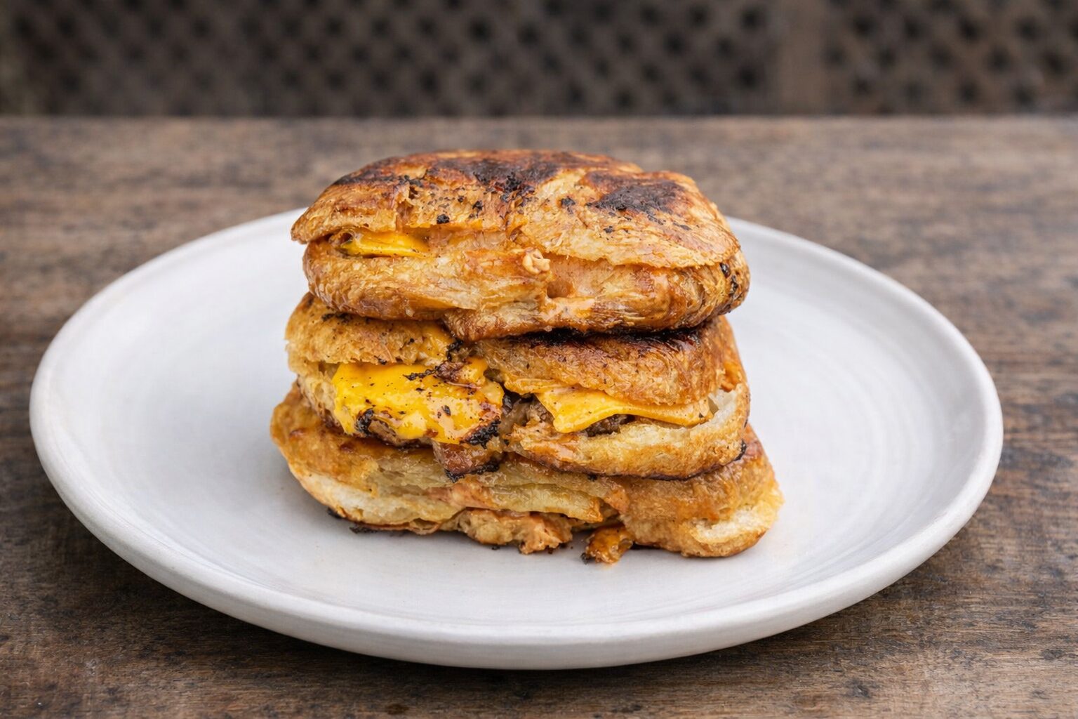 Croissant Smash Burgers