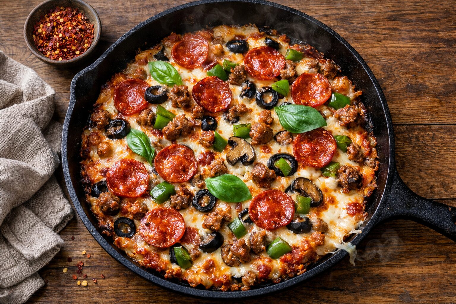 Crustless Pizza