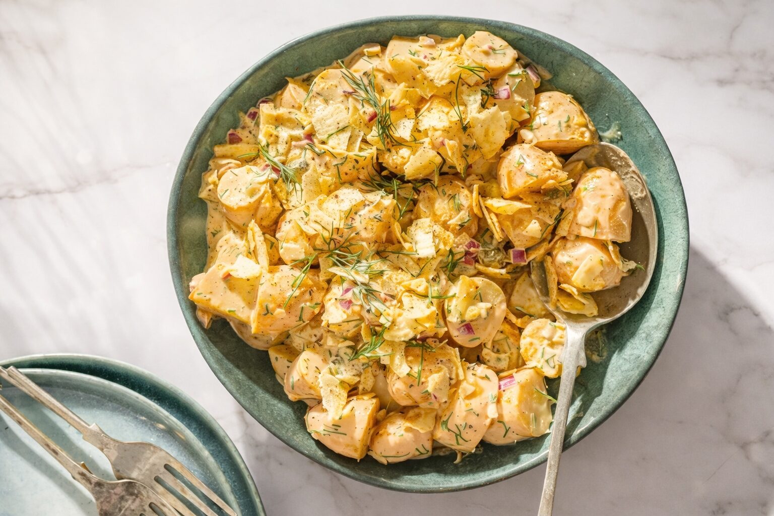 dill pickle potato salad