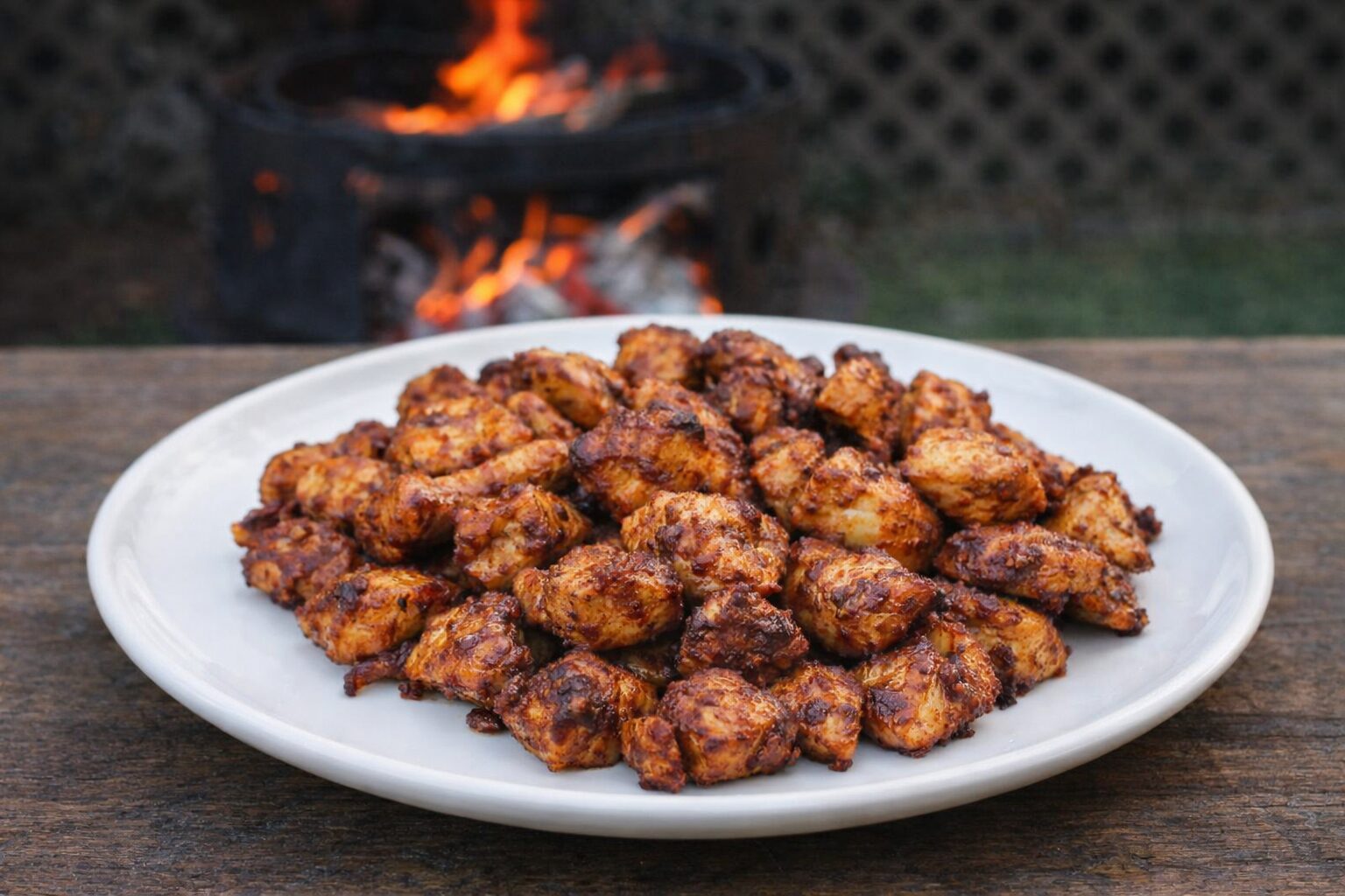 Garlic Parmesan Chicken Skewers