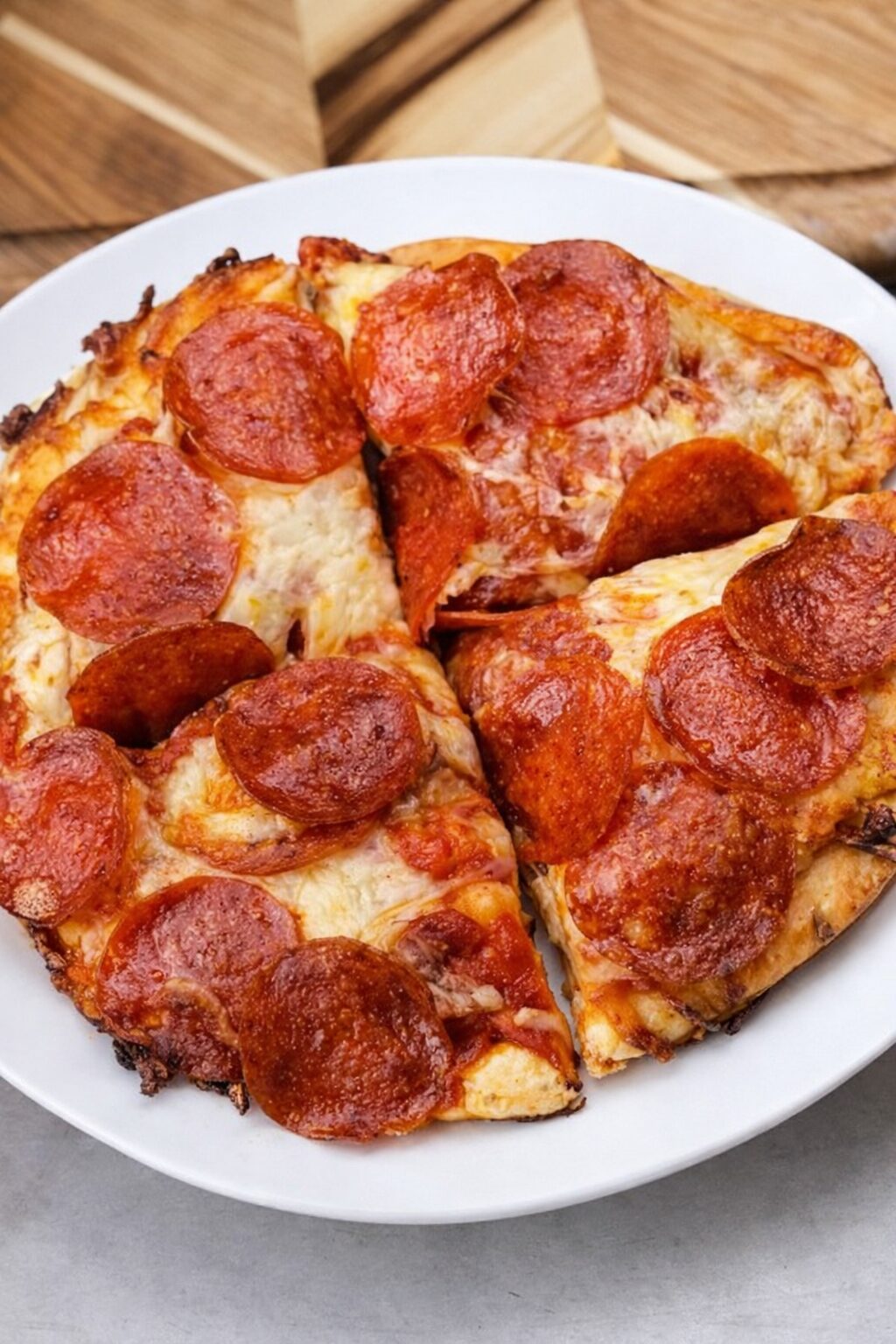Low-Carb Stuffed Crust Pizza
