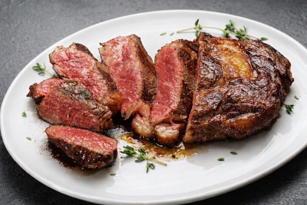 Reverse Sear Ribeye Steak – Perfect Crust, Pink Center