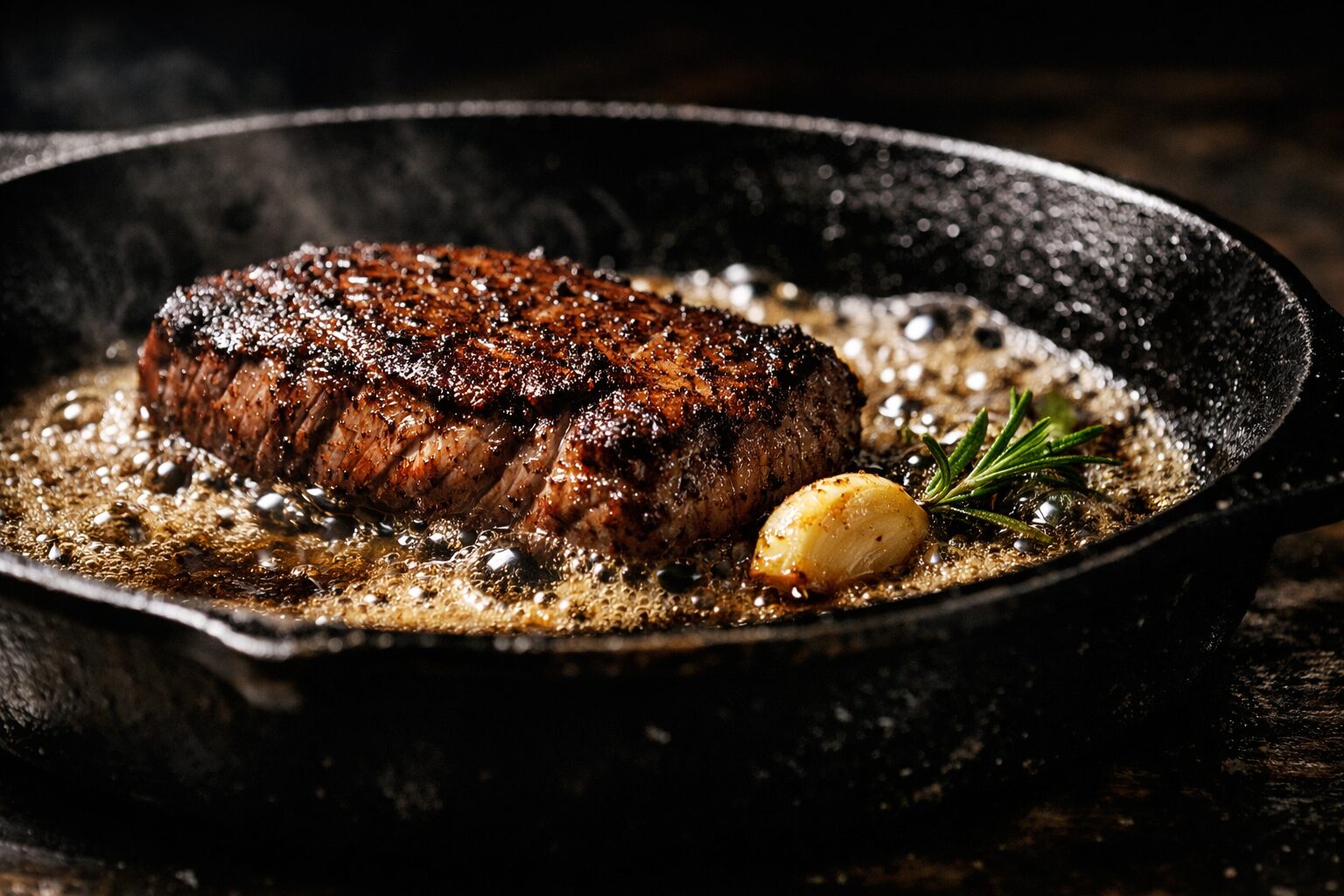 Top Sirloin Steak Cast Iron