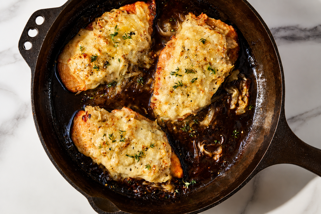 French Onion Chicken Skillet