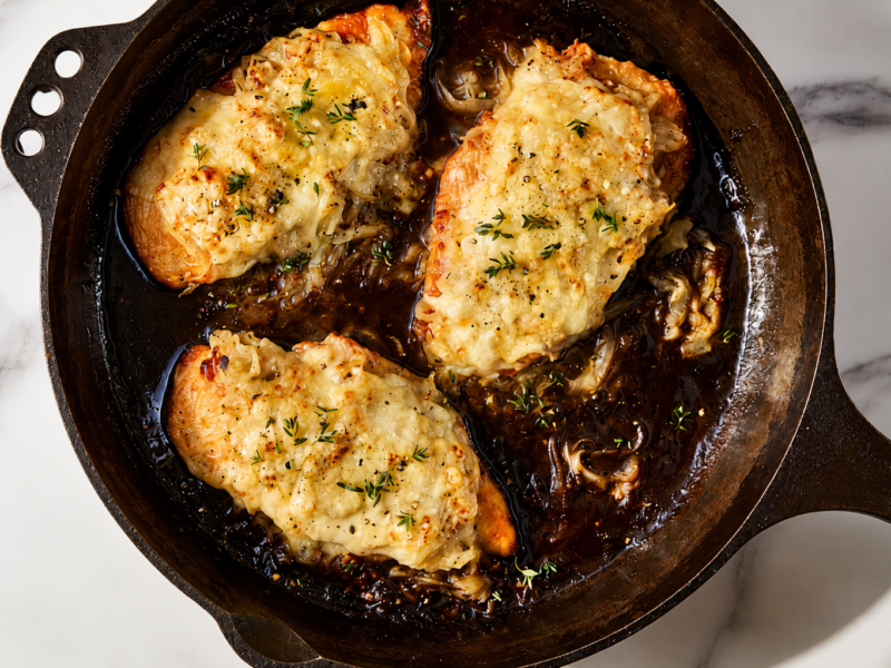 French Onion Chicken Skillet