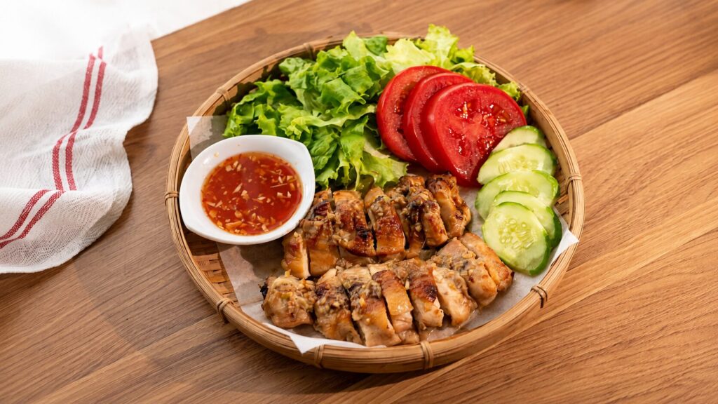 gà nướng sả
