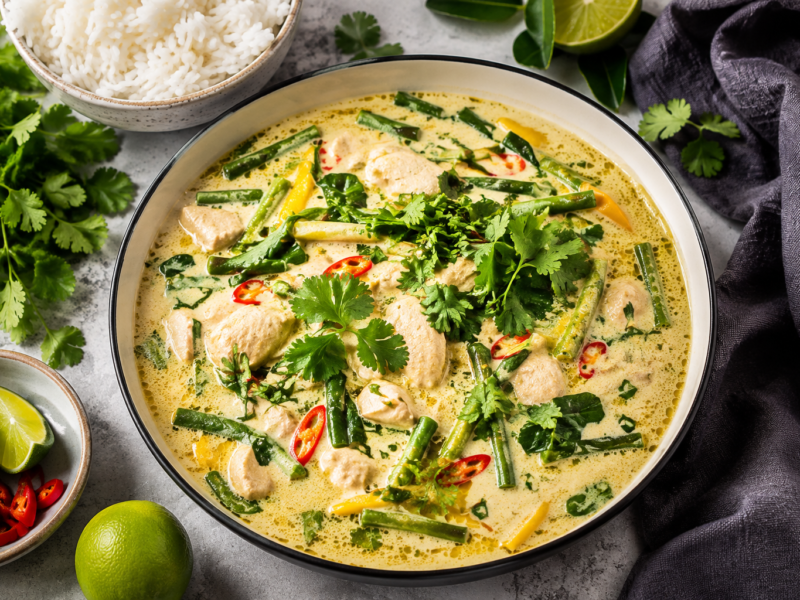 thai green curry chicken