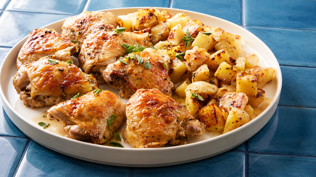 Greek Lemon Chicken and Potatoes: One-Pan Authentic Recipe