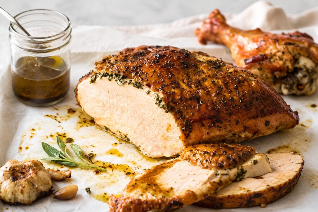 herb butter roast turkey