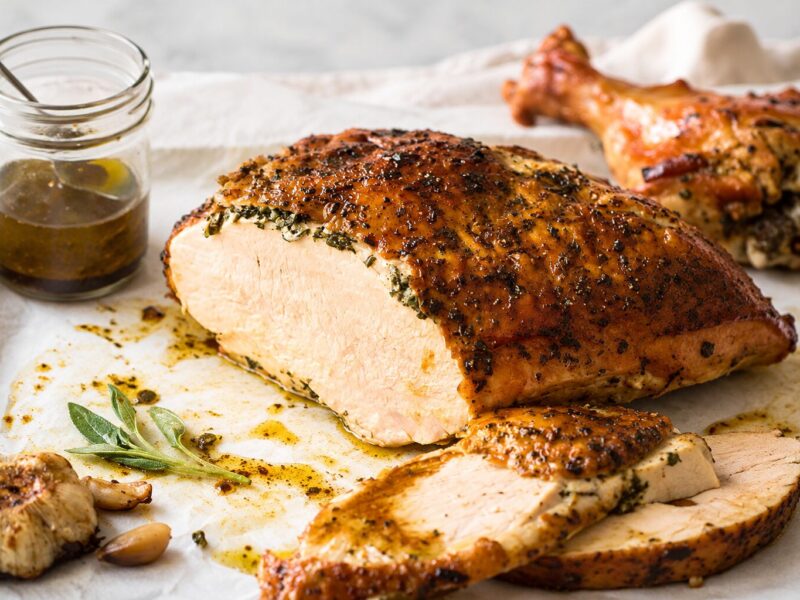 herb butter roast turkey