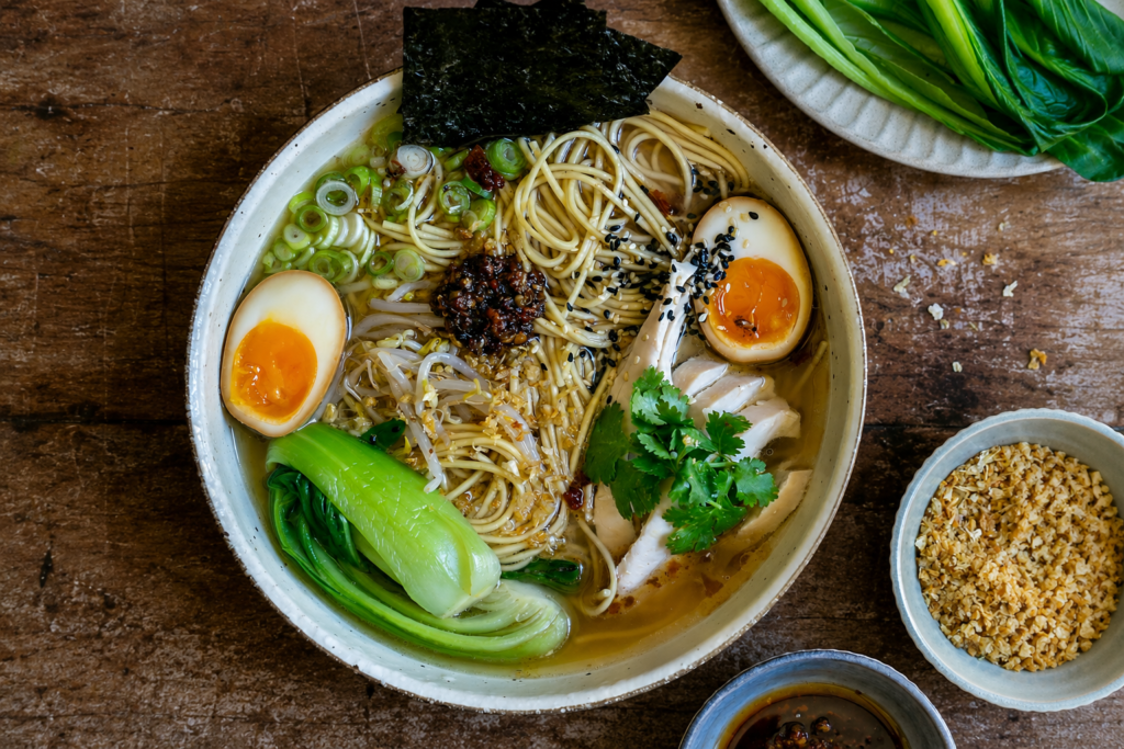 homemade chicken ramen