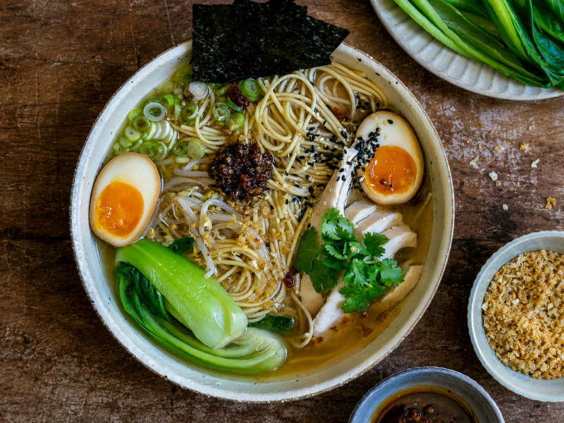 homemade chicken ramen