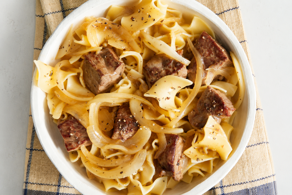 beef and noodles