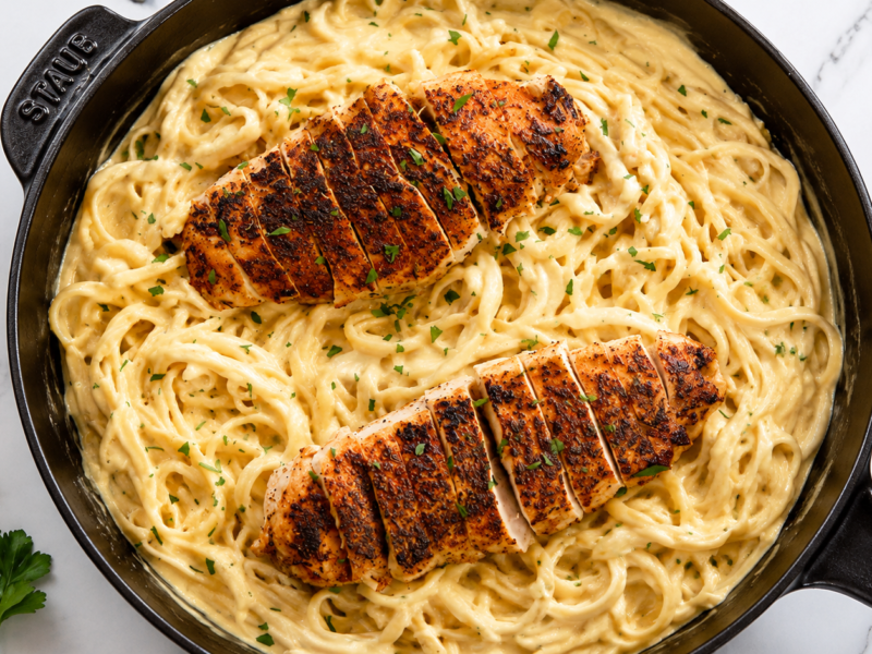 chicken alfredo