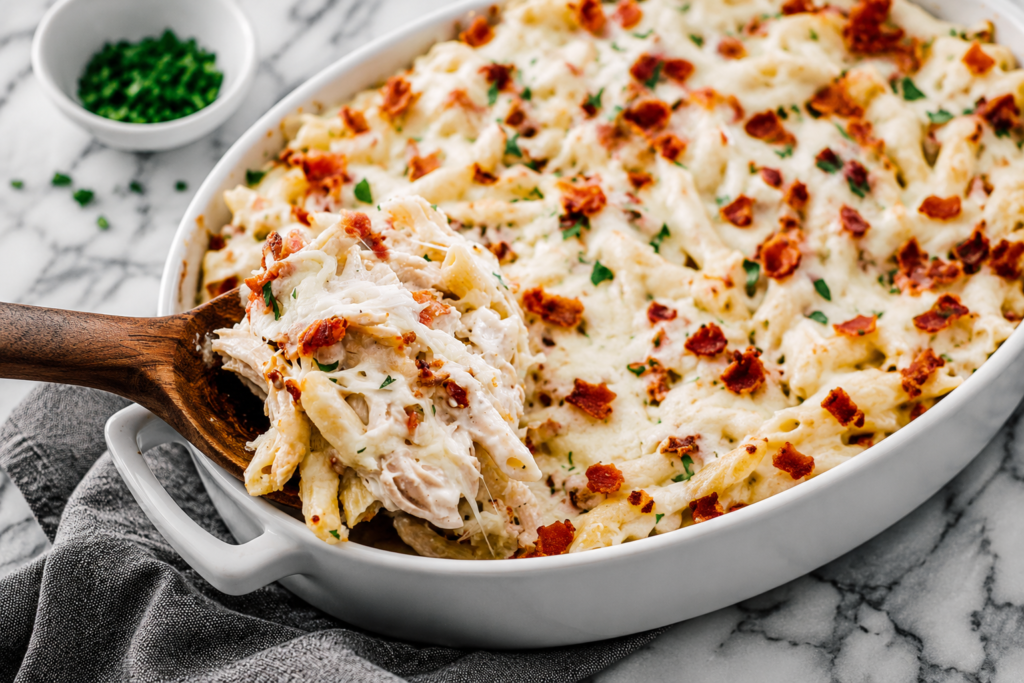 chicken bacon ranch pasta