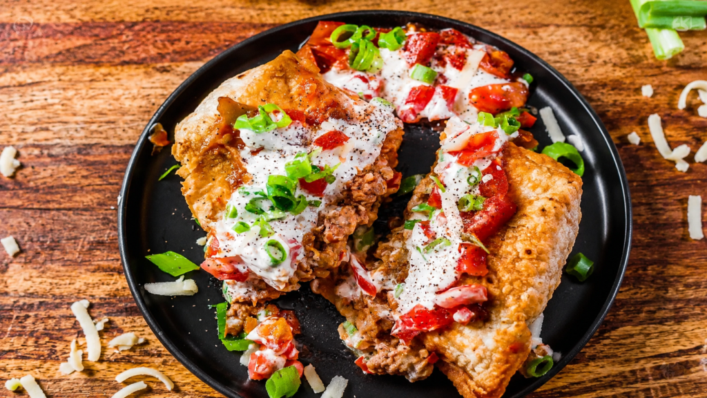Beef Chimichangas