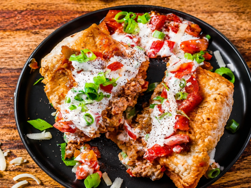 Beef Chimichangas