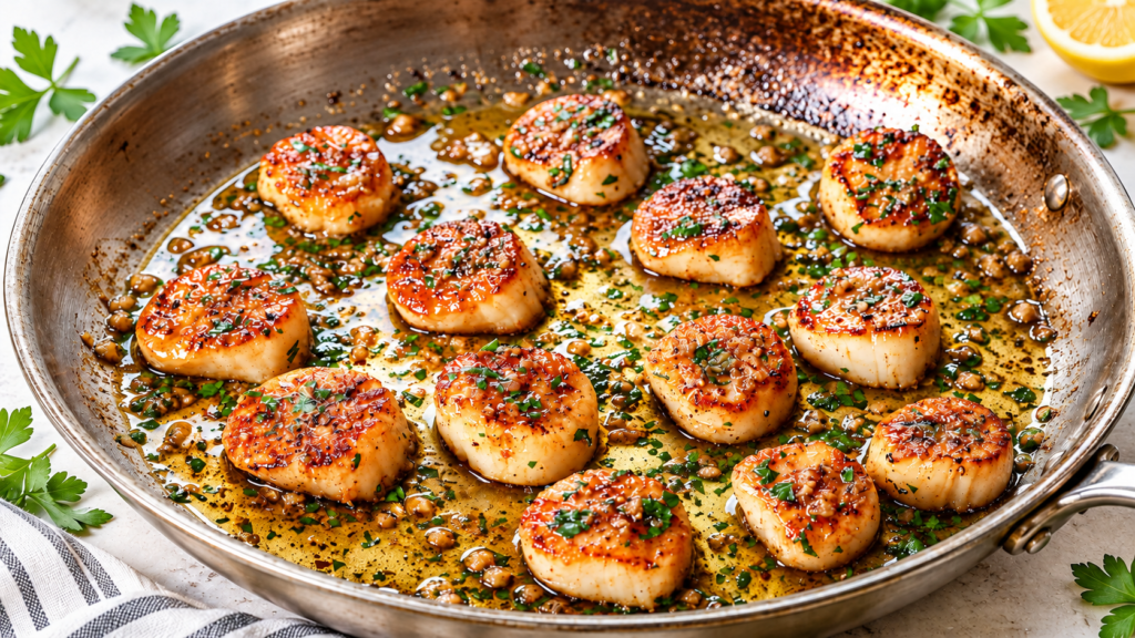 pan-seared scallops